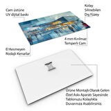 Mesleki Cam Tablo - Öğretmen - Yatay Motif 11-134