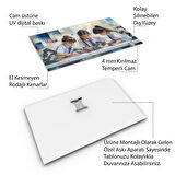 Mesleki Cam Tablo - Öğretmen - Yatay Motif 11-138
