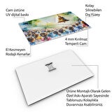 Mesleki Cam Tablo - Öğretmen - Yatay Motif 11-175