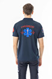112 Acil Paramedik T-Shirt Unisex Lacivert (ATT002)