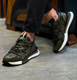 1095 HAKİ NUBUK HAKİKİ DERİ ERKEK SNEAKERS