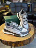 1099 BEYAZ FÜME HAKİKİ DERİ ERKEK SNEAKERS 