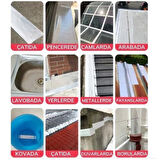 Meleners® 2 Mt Yüksek Sıcaklık Dayanan Su Geçirmez Çatı  Duvar Çatlak Onarıcı Yapışkan Bant Folyo 5 Cm