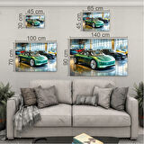 Mesleki Cam Tablo - Galerici - Yatay Motif 13-119