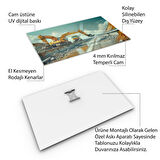 Mesleki Cam Tablo - Müteahhit - Yatay Motif 14-195
