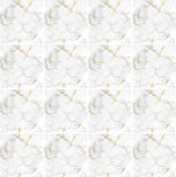 DecoHandy  Pvc Yer Karosu 30x30cm 4'lü Paket - Mermer Desenli Beyaz  0,36m2
