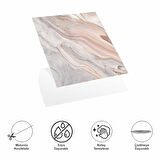 Decohandy 30x30 Cm Pvc Duvar Karosu 4'Lü Paket - Antik Mermer