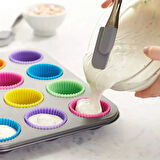 12'li Silikon Muffin Kalıbı