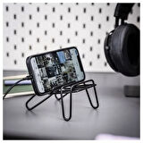 KRUBBET telefon/tablet standı, siyah