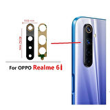 Tkgz Oppo Realme 6İ Arka Kamera Camı Lens Yapışkanlı