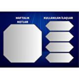Diyabet Ölçüm Takip Çizelgesi Defteri A Kalite Özel Tasarım 6 Aylık A6 Boyut Yüksek Motiveli