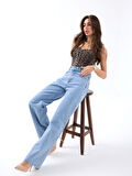 7415 KOT PANTOLON-AÇIK MAVİ