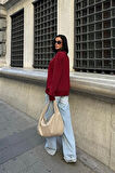 Gümüş Taşlı Sweatshirt 8052