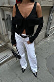 Cynthia Cut Out Triko Hırka 5116-23