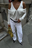Cynthia Cut Out Triko Hırka 5116-23