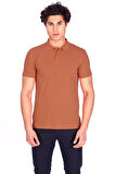 Erkek Polo Yaka Tişört Tarçın %100 Pamuk Slim Fit POLO T-SHİRT NCS JEANS 1055