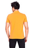 Erkek Polo Yaka Tişört Hardal %100 Pamuk Slim Fit POLO T-SHİRT NCS JEANS 1055