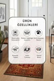 A-7 Salon Mutfak Yatak Odası Dijital Baskı Yolluk Halı Kahve