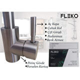 Fleko Vera Inox Eviye Bataryası KS1S01-1