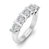 0,70 Karat Pırlanta Beştaş Yüzük