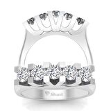 0,60 Karat Pırlanta Beştaş Yüzük