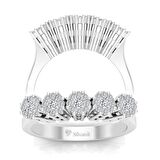 0,26 Karat Pırlantalı Beştaş Yüzük