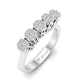 0,26 Karat Pırlantalı Beştaş Yüzük