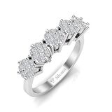 0,60 Karat Pırlanta Beştaş Yüzük