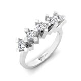 0,75 Karat Pırlanta Beştaş Yüzük