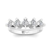 0,75 Karat Pırlanta Beştaş Yüzük