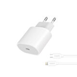 SNX S26 20W TYPEC TO LİGHTNİNG ŞARJ KABLOSU VE ŞARJ ADAPTÖRÜ
