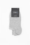 Gri Düz Pamuklu Suprem Sneaker Çorap 1060250151