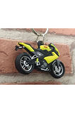Sarı Renk Bajaj Pulsar Ns 200 Dominar Motorcu Motorsıklet Anahtarlık Hediyelik Aksesuar Şık