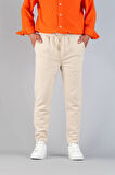 Erkek Pantolon Beli Lastikli  Slim Fit Esnek Likralı Basic Pamuklu Jogger