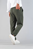 Erkek Pantolon Beli Lastikli  Slim Fit Esnek Likralı Basic Pamuklu Jogger