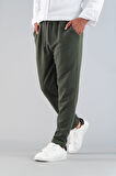 Erkek Pantolon Beli Lastikli  Slim Fit Esnek Likralı Basic Pamuklu Jogger