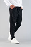 Erkek Pantolon Beli Lastikli  Slim Fit Esnek Likralı Basic Pamuklu Jogger