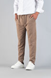 Erkek Pantolon Beli Lastikli  Slim Fit Esnek Likralı Basic Pamuklu Jogger