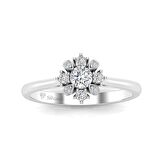 0,25 Karat Pırlanta Fantezi Star Yüzük