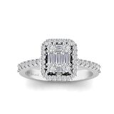 Baget Pırlanta Tasarım Yüzük