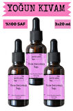 Üzüm Çekirdeği Yağı (3 X 20 ML)-%100 Seyreltilmemiş, Doğal Soğuk Sıkım Sabit Yağ