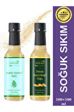 Bamya Tohumu Yağı ve Kabak Çekirdeği Yağı (100ml+100ml) - %100 Doğal Soğuk Sıkım Yağlar