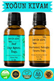 %100 Saf Çay Ağacı Uçucu Yağı ve Portakal Uçucu Yağı - (10ml + 10ml)