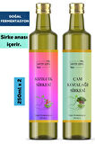 Çam Sirkesi ve Kızılcık Sirkesi ( 250 ml + 250 ml ) - Doğal Fermente çam ve kızılcık