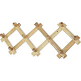 AHŞAP 10 KOLLU AKORDİYON DUVAR ASKISI 