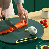 Mutfak Sebze,Meyve,Et,Balık,Ekmek Doğrama Kesme Tahtası Standlı Kesim Panosu 