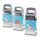 9 İNÇ   4GEN   ÇELİK METAL  RENDE  RENKLİ PLASTİK SAPLI   SİLİKON KAPLAMA TABAN 