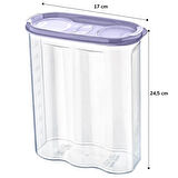 2 Kapaklı Ölçekli Erzak Kuru Gıda Saklama Kutusu Kabı 2,4 Litre-SA940 