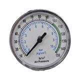 Basınç Göstergeli Ayak Pompası Araba Bisiklet Motor Lastik Pompası 