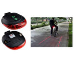 Lazer Güvenlik Şeritli Bisiklet Stop Lambası 